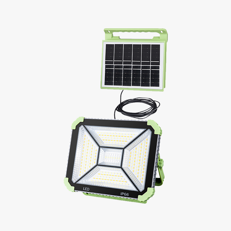 Solar Powered Remote Control Malaking Limang Hole Flood Light