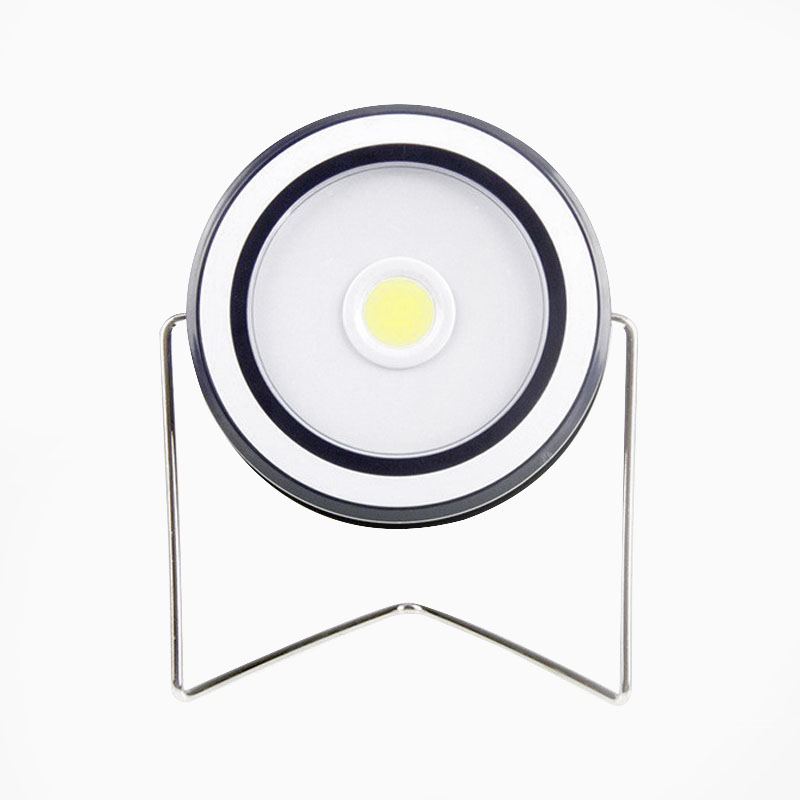 Solar Powered Round Work Camping Lamp