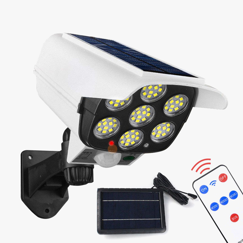 77LED Detachable Simulation Monitoring Solar Powered Lamp