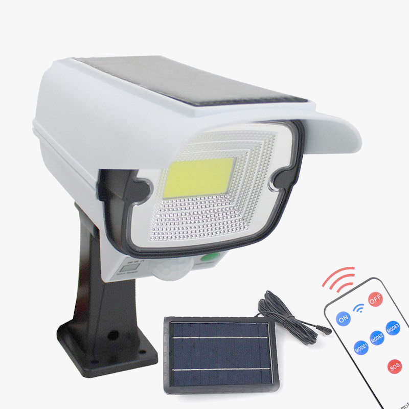 Detachable Cob Chip Simulation Monitoring Solar Powered Lamp